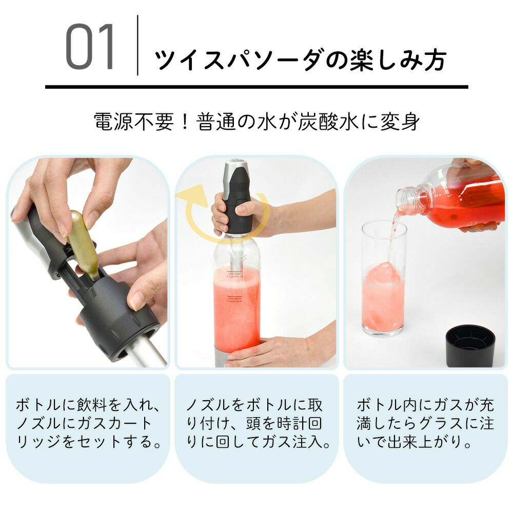 ツイスパソーダ スペアボトル SODACK | ヤマソロ公式