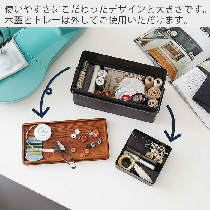 ハートマークショップ】裁縫箱 ソーイングボックス 針山