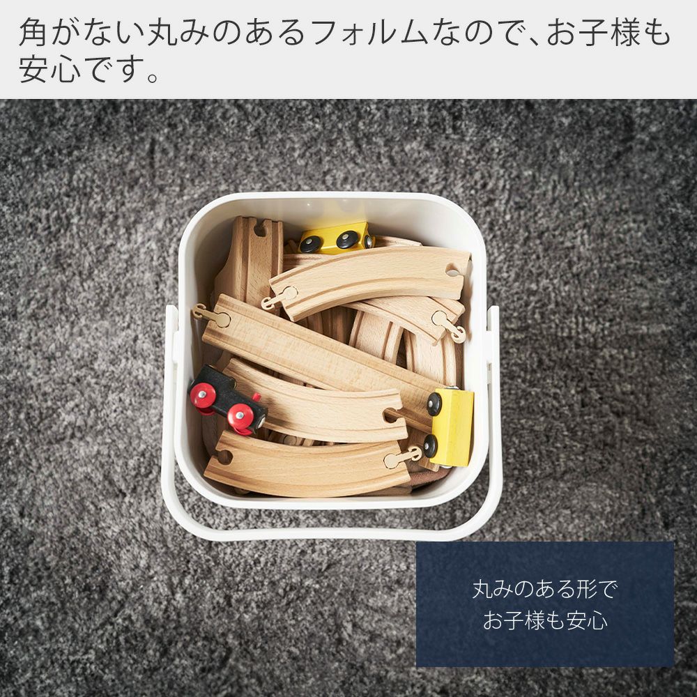 山崎実業 公式 フタ付きバケツ 12L タワー | ヤマソロ公式