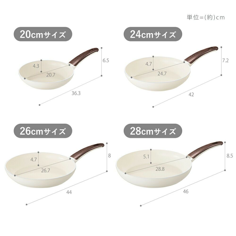 GREENPAN HEALTHY セラミックフライパンウッドビーシリーズ28cm GREENPAN HEALTHY セラミックフライパンウッドビーシリーズ28cm