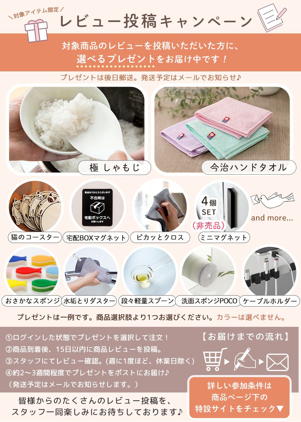 レビュー投稿キャンペーン