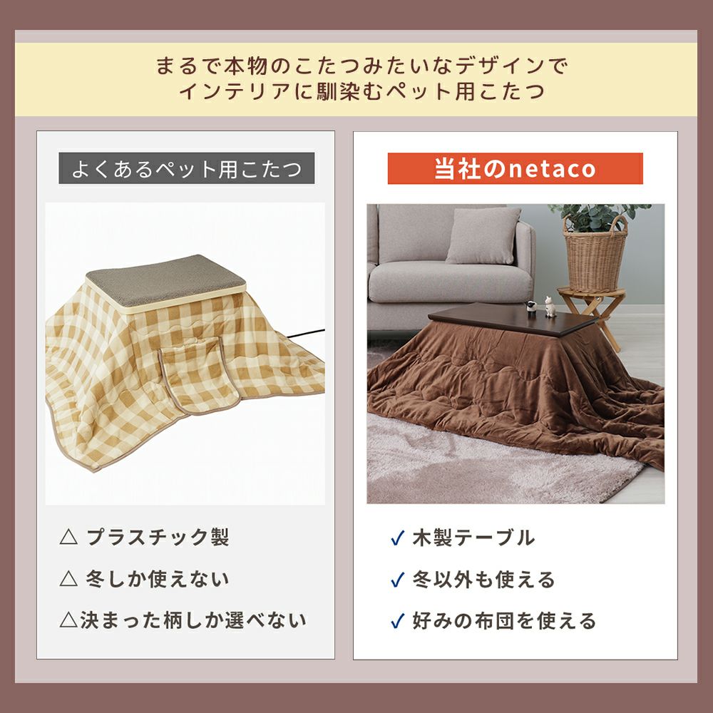 ペット用こたつ netaco ネタコ ヤマソロ | ヤマソロ公式