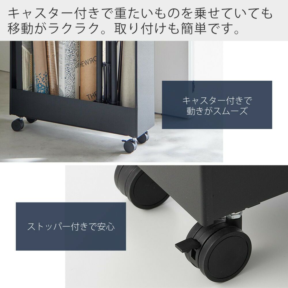 ヤマソロ キッチンワゴン キャスター付き 収納 家具 A081 ヤマソロ キッチンワゴン キャスター付き 収納 家具 A081