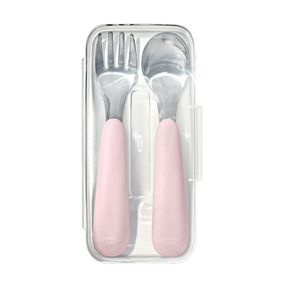 オクソー(OXO) Tot スプーン＆フォークセット（ケース付き