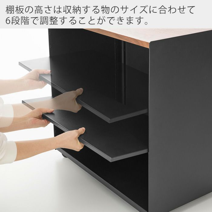 山崎実業 公式 隠せるテレワークワゴン タワー | ヤマソロ公式
