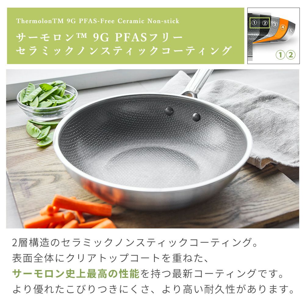グリーンパン エーペックス ウォックパン 28cm | ヤマソロ公式