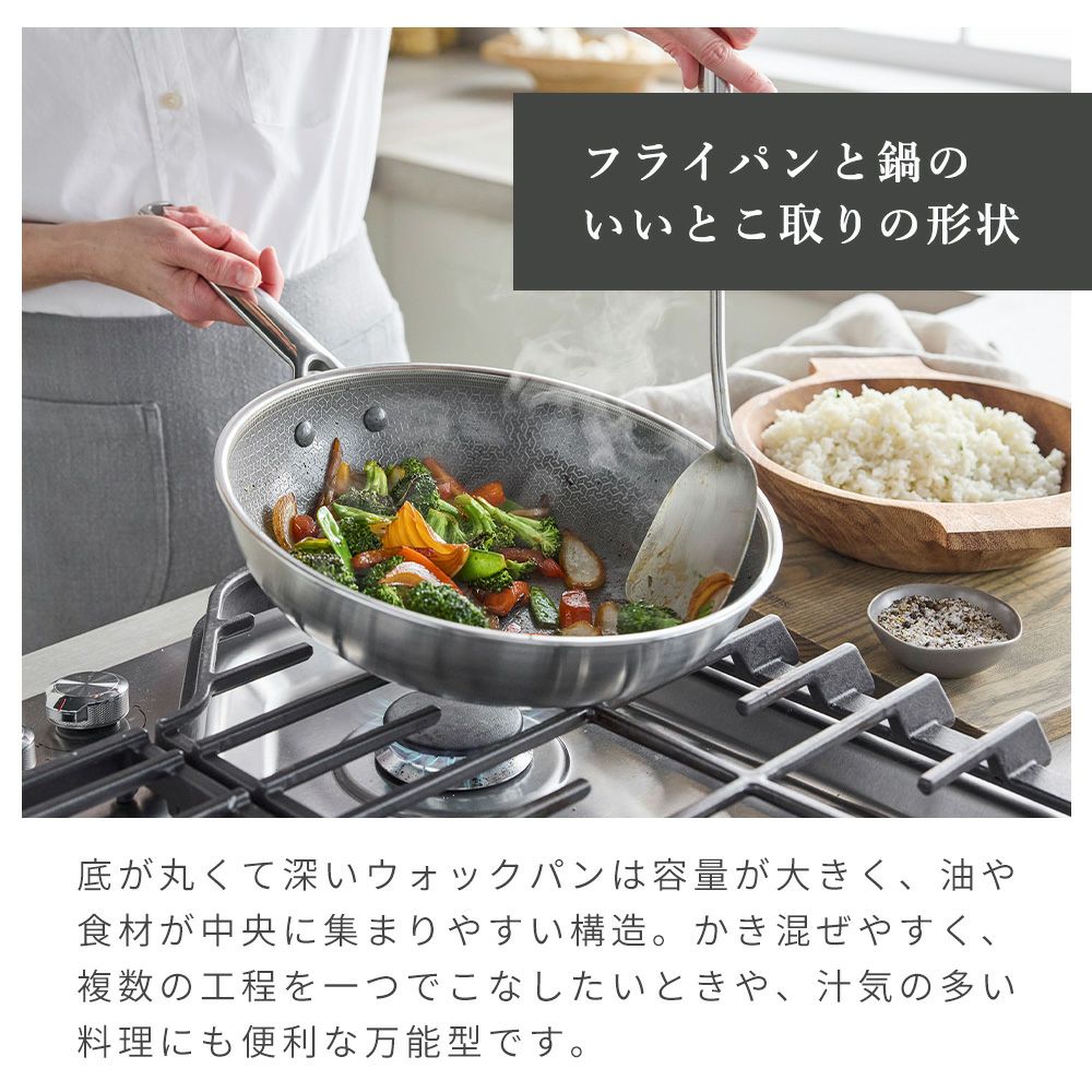 グリーンパン エーペックス ウォックパン 28cm | ヤマソロ公式